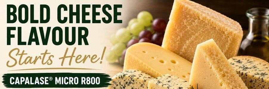 CAPALASE® MICRO R800 – GREAT CHEESE STARTS WITH GREAT FLAVOUR (1/3)